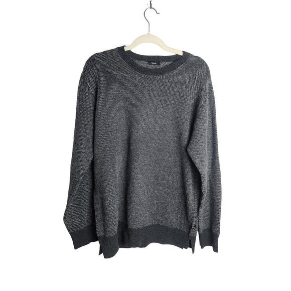 Rails Other - Rails Rune Crew neck sweater Mens L Charcoal Ice wool blend Careerwear classic